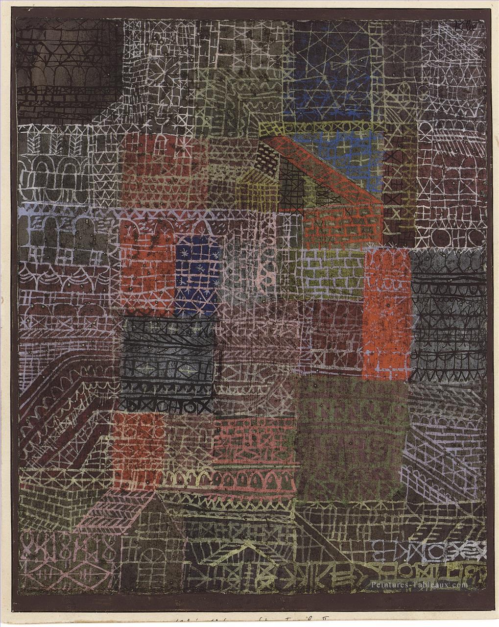 Structure II Paul Klee Peintures à l'huile